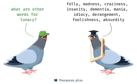 lunatic synonym|LUNACY Synonyms: 123 Similar and Opposite Words .